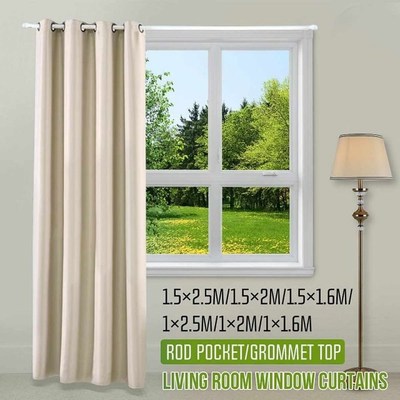 Modern beige Curtains for Living Room Bedroom Curtains for W