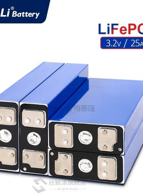 3.2V 25Ah lifepo4 battery cell 4pcs rechargeable battery sed