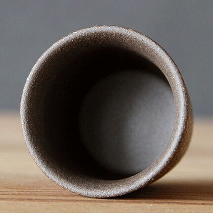 Chinese Pottery Coffee Mug Raw Ceramic Tea Cup Simple Person