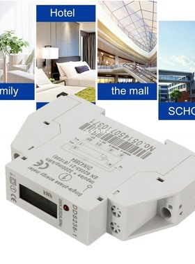 New LCD Display DDS238-1 5(32)A 230V 50HZ/60Hz Single Phase