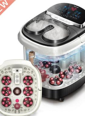 Foot bath barrel automatic heating massage footbath