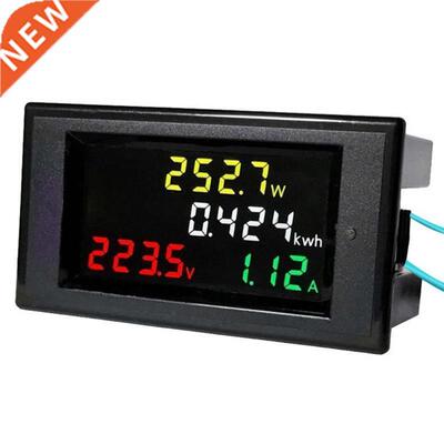 AC 80300V 100A LCD Multimeter Panel Colorful Display Voltmet