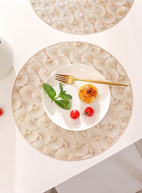 Round Placemats for Dinner Table Set of 6 Mats Table Decor