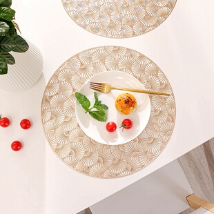 Round Placemats for Dinner Table Set of 6 Mats Table Decor
