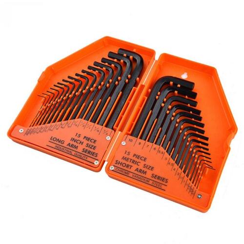 Hex Key Allen Wrench Set, Long Arm End Hex Key Set Tools, Bo