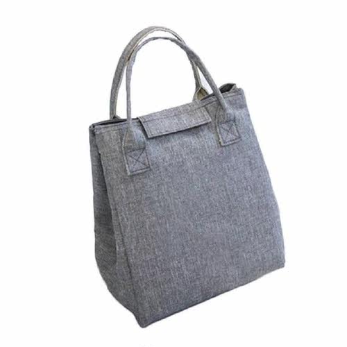 Reusable Thermal Lunch Tote Bag Stripe Cooler Bag Insulated