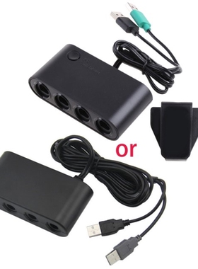 4 Ports Converter for GameCube GC Controller, USB Adapter Pl