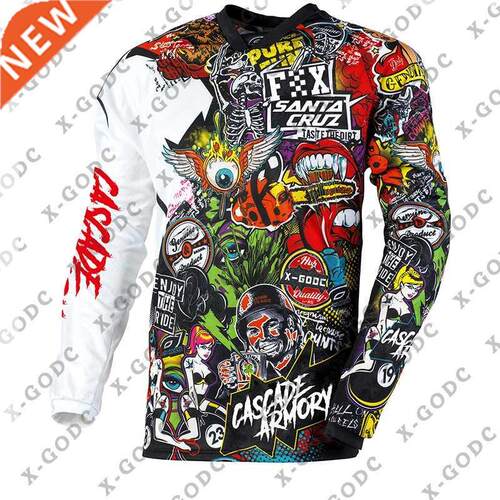 Camiseta de Ciclismo para Hombre, Maillot de manga larga End