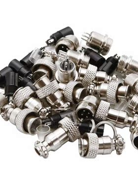 10 Set GX12 2/3/4/5/6 Pin 12mm Aviation Plug Male   Female S
