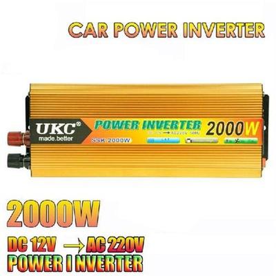 2000W Car Power Inverter Modified Sine Wave DC 12V To AC