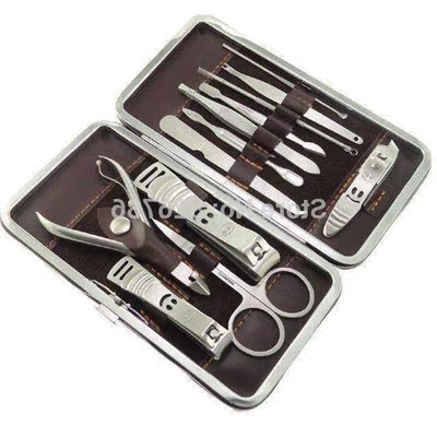 12 in 1 nail care set utility stainless steel manicure nail