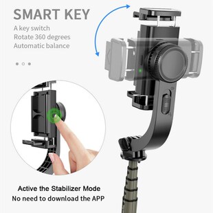 Gimbal Smartphone 3 IN 1 Selfie Stick Tripod Stabilizer with
