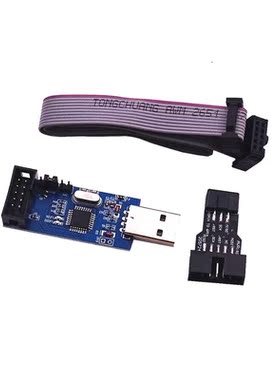 1Set 10Pin To 6 Pin Adapter Board  USBASP USBISP AVR Program