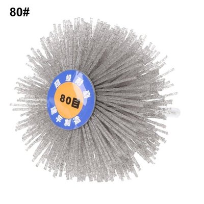 Deburring Abrasive Alumina Wire Brush Flower Head Polish Gri