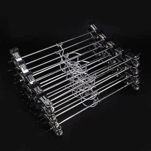 Pant Hangers Skirt Hangers with Clips 20 Pack Metal Trouser