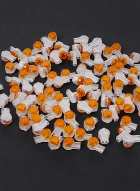 100Pcs UY2 K2 Connector Grease Filling Butt Wire Line Termin