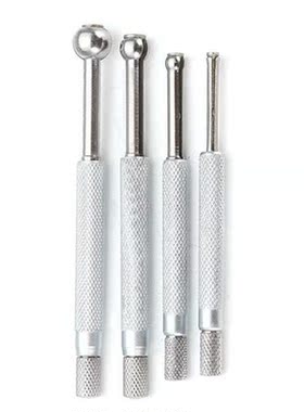 4-Piece Sleeve Gauge 3-14Mm Telescopic Nickel-Plated Square