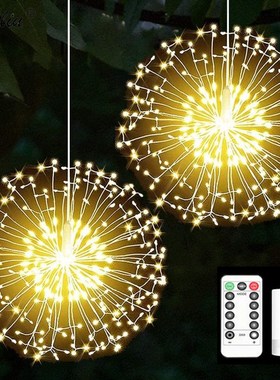 200 Leds String Lights Remote Control Waterproof Dandelion