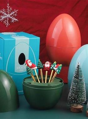 Holiday Dinnerware Kit Cartoon Spoon Fork Gift Box