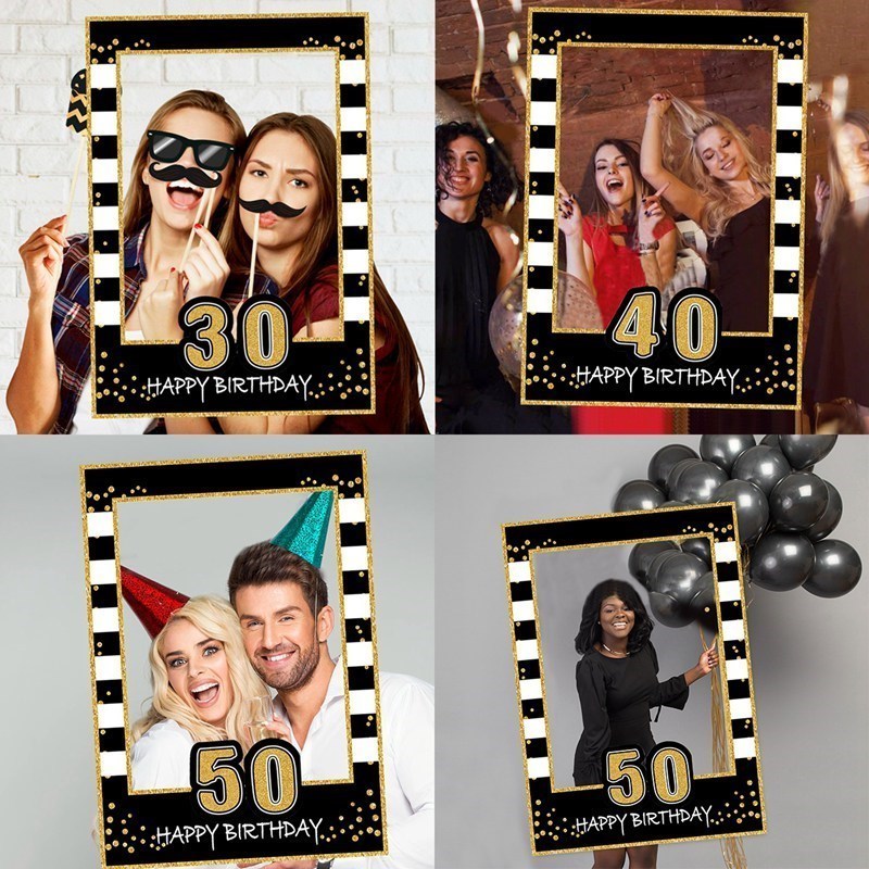 Happy Birthday Decoration Balloons 30 40 50 60 Birthday Par