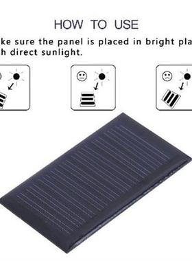 Alloyseed Solar Panel 30mA 5V 0.15W Polycrystalline Stored