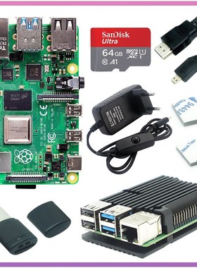 Originele Raspberry Pi 4 Model B 2GB 4GB 8GB Kit   Aluminium