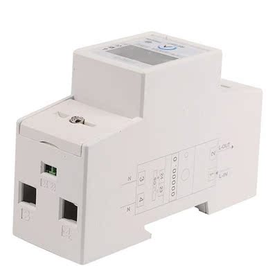 Backlights Single Phase Wattmeter Power Consumption Watt Ele