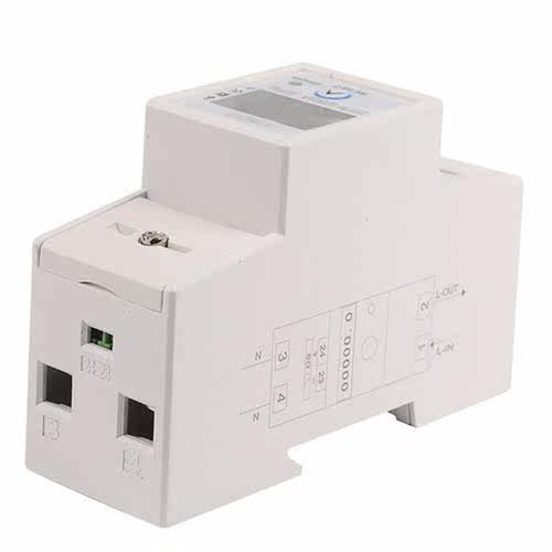Backlights Single Phase Wattmeter Power Consumption Watt Ele