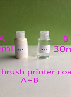 Paint coat for Mbrush mini Handheld Printer on glass, metal,