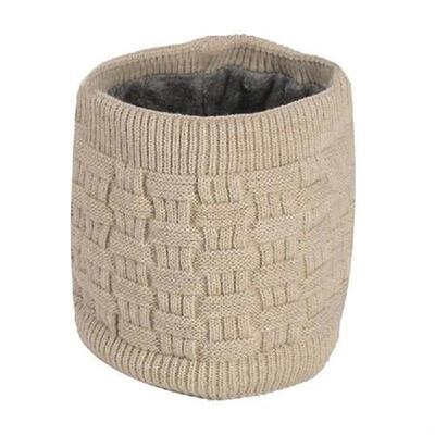 USB Heating Winter Scarf For Men Fleece Ring Bandana