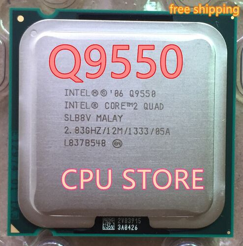 lntel Q9550 CORE 2 QAD Q9550 CP Processor 2.83GHz /12MB L2 C