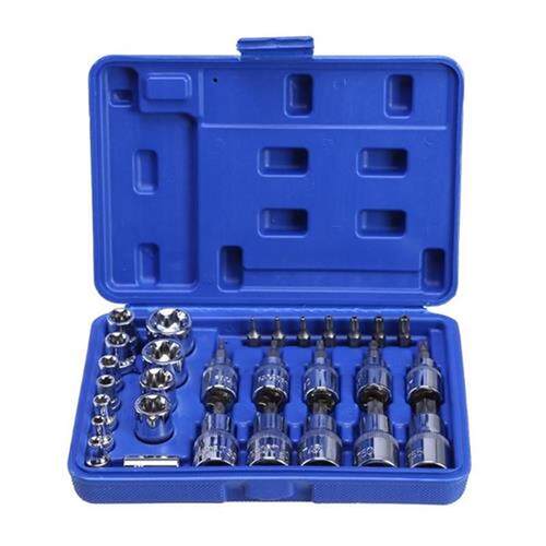 New 29Pcs/Box Torx Star Socket Screws Bit Set Male Female