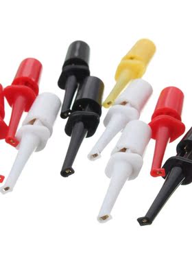 10Pcs Multimeter Lead Wire Connectors Kit Test Probe Hook Cl