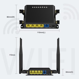 WE826-T2 3G 4G LTE Modem 300Mbps wireless router With SIM C
