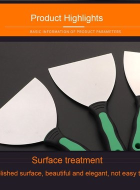 6 Pcs Putty Knives Set Scrapers and Filling Knives Cement Sh