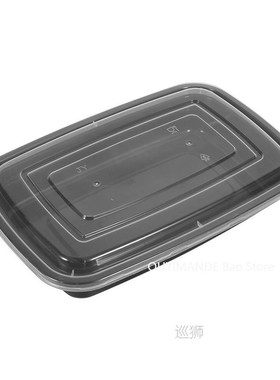 10 Pcs Plastic Reusable Bento Box Meal Storage Food Prep Lun