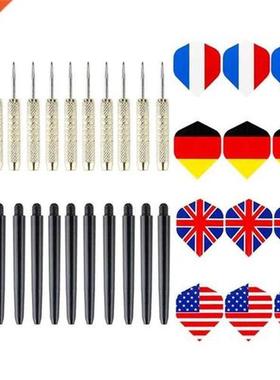 12PCS Patterned with National Flag Flights 4 Kinds Needle Ti