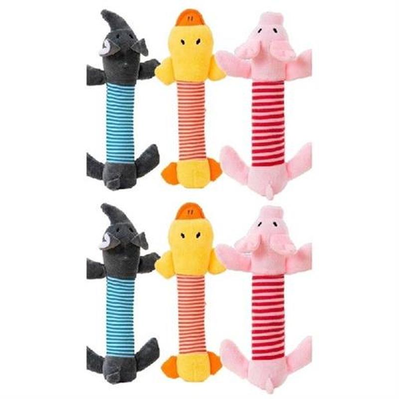 Dog Chew Toy Squeak Plush Toy Durable Stuffed Animal Cute