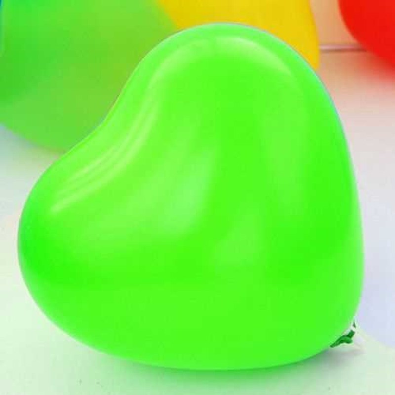 100pcs 12inch Heart Shape Pearl Helium Latex Ballons Party W