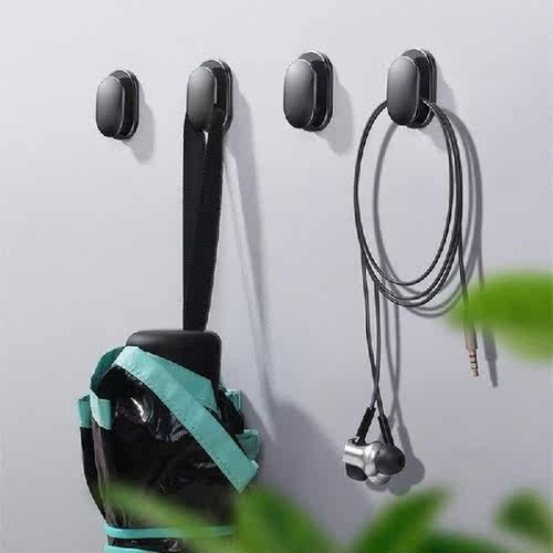 4Pcs Small Car Holder Wall Hooks Hanger Clip For USB Cable