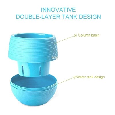 Dropship Mini Colourful Round Plastic Plant Flower Pot Garde
