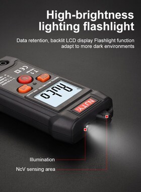 T1 Digital Multimeter Mini Portable NCV Voltage Meter 600V T