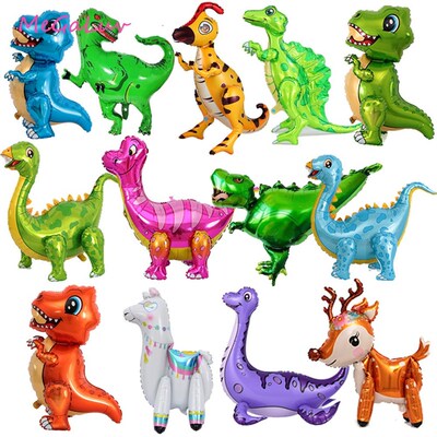 1X Standing Dinosaur Ballons Birthday Decor Boy Girl Baby Sh