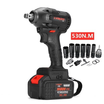 1200W Cordless Wrench 530N.m Torque Brushless Impact Wrench