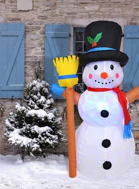 Christmas Inflatable Model Snowman  for Courtyard Lawn Festi