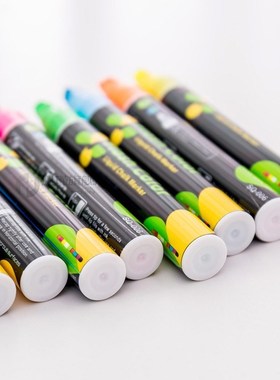 Fluorescent Window Marker Flash Color Pen Liquid Chalk Pen E