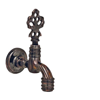 Tap Lux Perlator Copper Tumbled Spa Baths Classic Sauna Roma