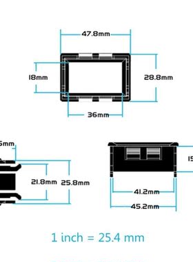 DC 0-5.0000mA (5mA) Digital Ammeter 5-digits Current Meter P