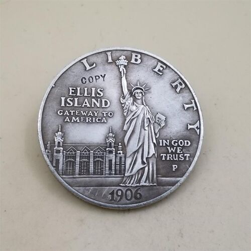 American old replica coins 1906 US Liberty 1 dollar copy co