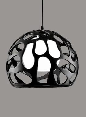 Modern nimalist bar led hollow foot chandelier  roun